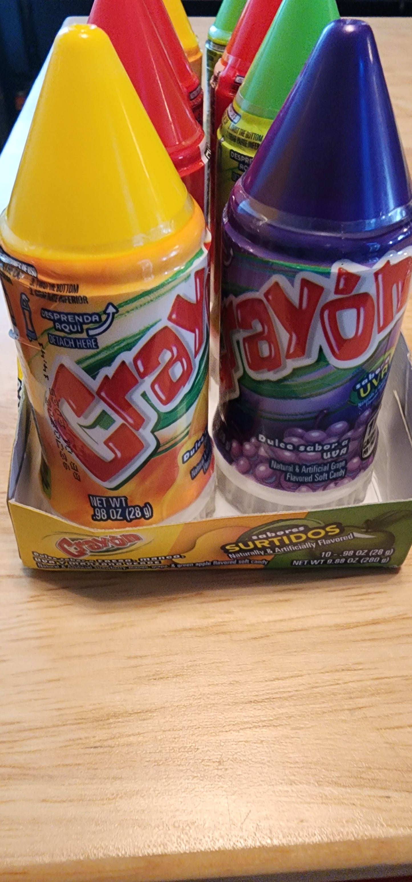 Crayon assorted soft candy