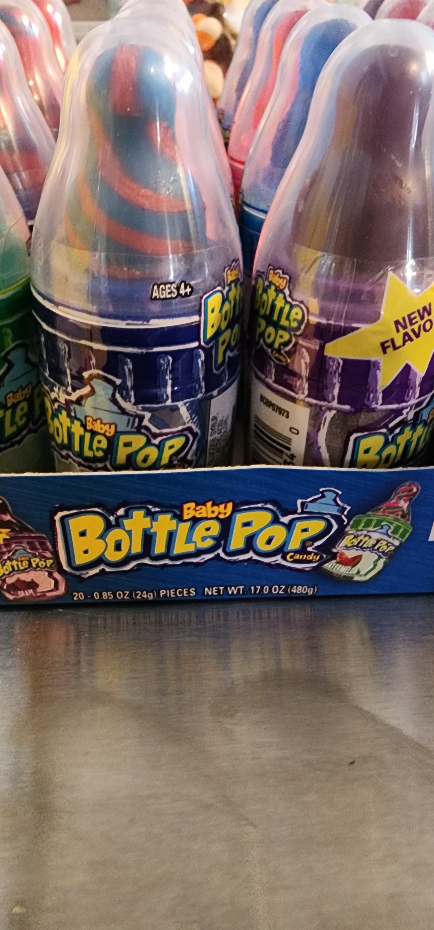 Baby bottle pop