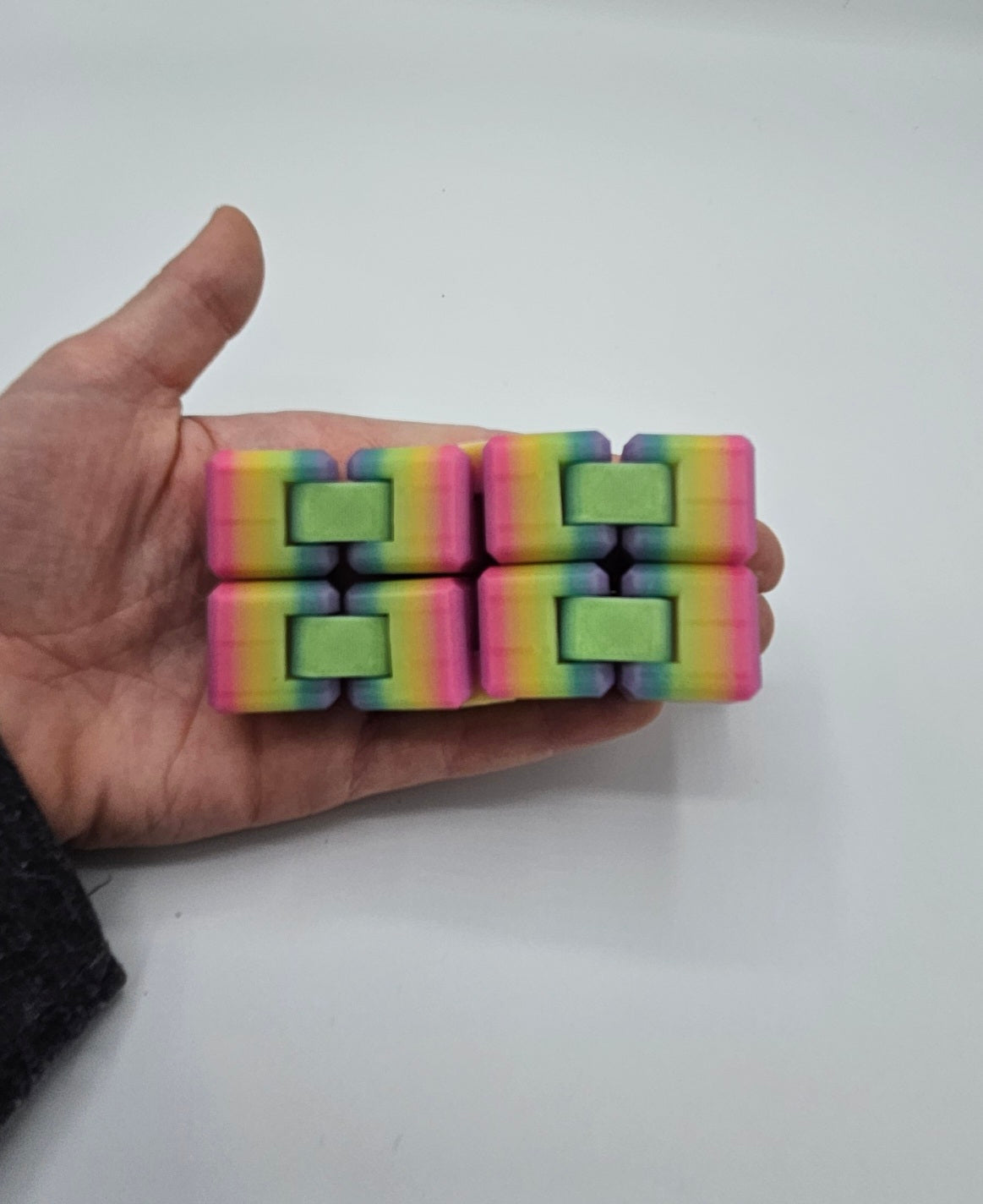 Glow fidget cube